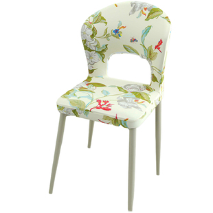 2025大半圆弧形椅子套罩保护万能镂空异形坐垫靠背餐桌板凳座家用