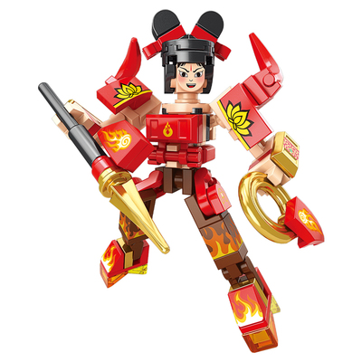 西游机甲拼装积木玩具