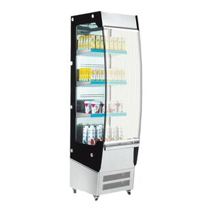 劳特立式风幕柜饮料水果饮品冷藏柜蛋挞面包保温加热柜冷热展示柜