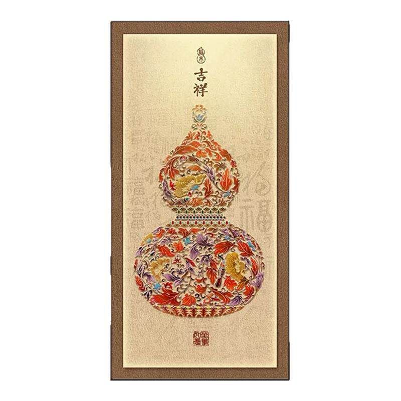 十字绣2026新款线绣花瓶葫芦十字绣套件