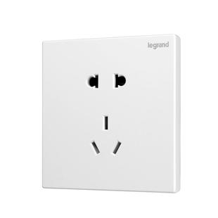 tcl罗格朗开关插座面板逸景白色5五孔二三插墙壁电源家用暗装86型