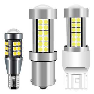 适用02-12款大众桑塔纳倒车灯3000led超亮流氓倒车灯普桑2000改装