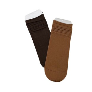 纯色堆堆袜女春夏秋卷边平纹彩色基础中筒袜绢棉超软百搭Ins长袜