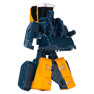 推土机合金钢甲兽儿童工程车变形玩具超人机甲汽车男孩合体机器人