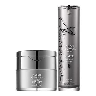 【油霜CP】SarahChapman熬夜油夜间焕肤精华油胶原晚霜组合套装