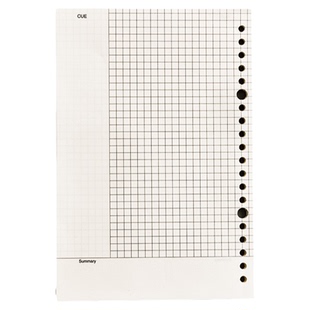 B5活页纸8孔a4康奈尔活页本替芯A5笔记本可拆卸内页英语空白错题方格手账手帐30孔20横线网格格子加厚学生用