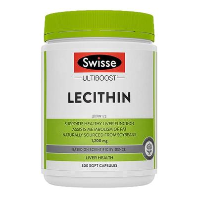 Swisse斯维诗大豆卵磷脂软胶囊心血管健康辅助添活力中老年保健品