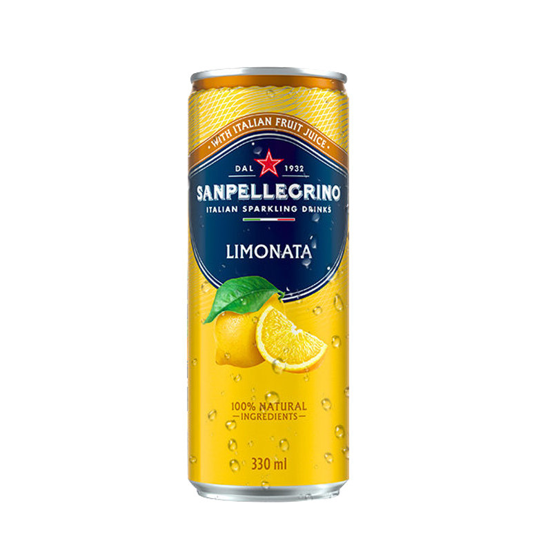 意大利进口330ml6罐果味饮料