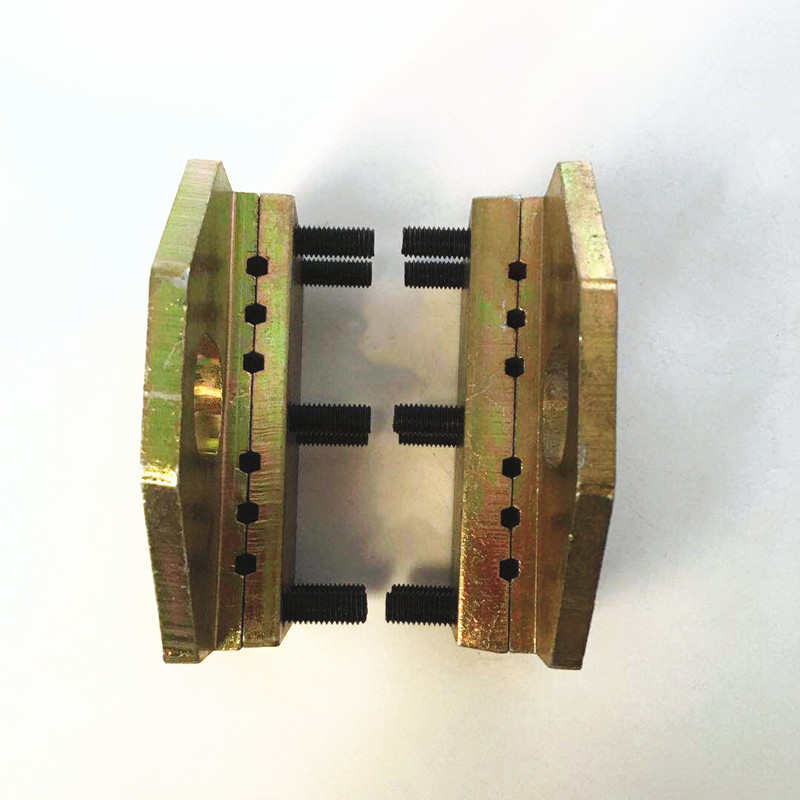 电梯钢丝绳夹板防滑加厚6/8槽10毫米提绳收放夹紧夹绳器适用通力
