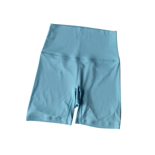 瑜伽短裤女裸感无尴线紧身高腰健身运动四分裤速干跑步瑜伽裤夏季