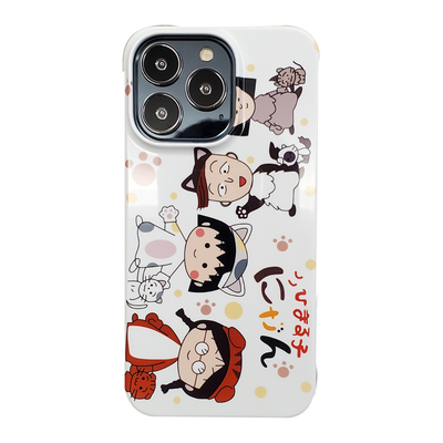 可爱卡通防摔菲林手机壳