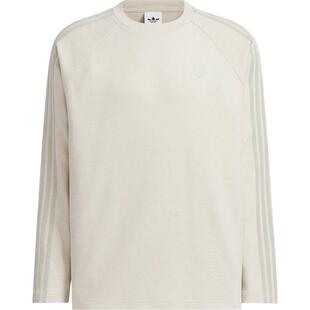 adidas阿迪达斯三叶草男子WAFFLE TEE 运动休闲长袖T恤KH1175