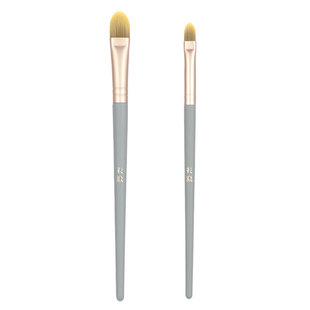 花漾蓝桥L113舌型遮瑕刷黑眼圈泪沟扁头遮盖刷膏体刷细节化妆刷