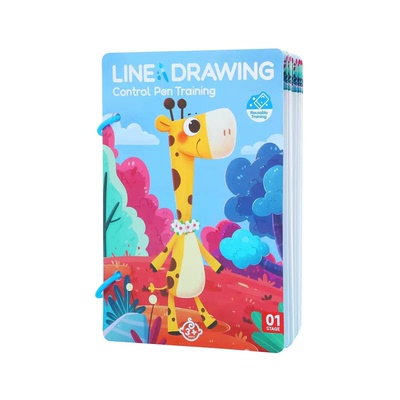 外贸儿童控笔训练可擦专注力卡
