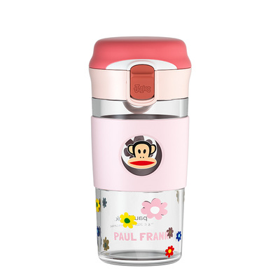 大嘴猴咖啡玻璃杯男士泡茶杯