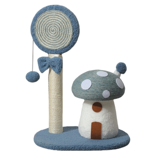 猫抓板立式剑麻耐磨不掉屑蘑菇麻绳猫抓柱沙发防猫抓猫玩具猫爪板