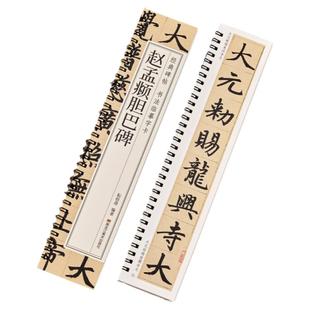 【单册任选】正版全套赵孟俯胆巴碑行书千字文道德经小楷经典碑帖书法临摹字卡原帖楷书毛笔书法字帖赵孟頫赵体近距离附简体旁注