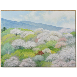 野地美树子X仟象映画 北欧原木风卧室床头装饰画简约温馨入户挂画