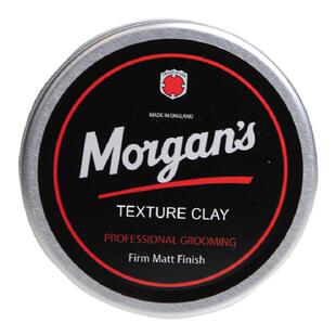 摩根斯MORGAN'S雅痞氏哑光前刺发泥男士头发定型自然蓬