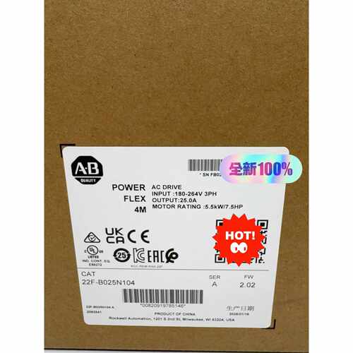 溢价-22F-B025N104罗克韦尔AB变频器22FB025N1
