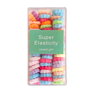 儿童不伤发毛巾圈高弹力宝宝拇指发圈女童扎头发小号头绳皮筋发饰