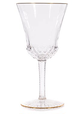 法国圣路易金边水晶大号红酒杯
