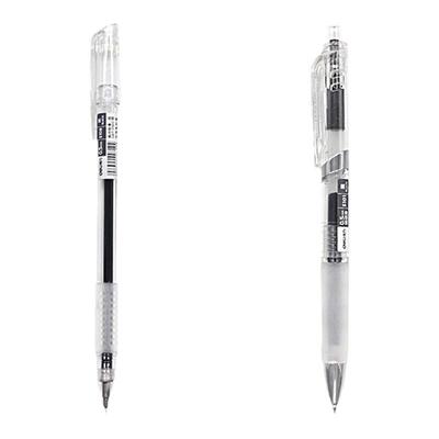 得力s101按动中性笔按压式刷题笔