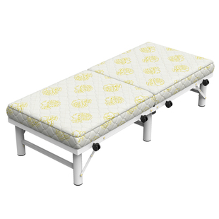 折叠床家用单人床酒店加床午休午睡神器成人简易床双人海绵床拼床