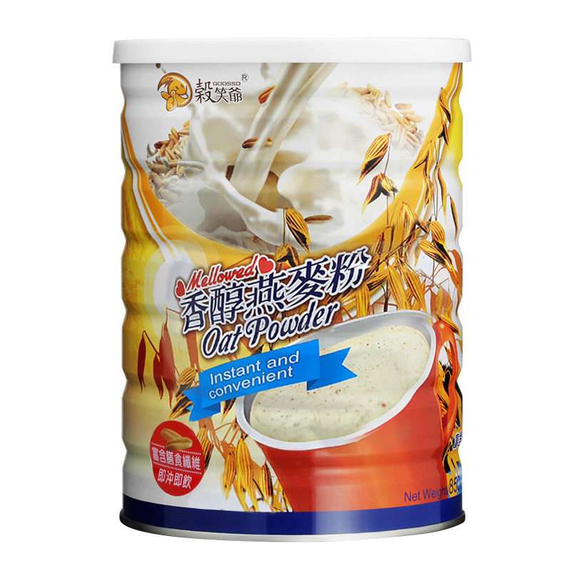 台湾谷笑爷中老年儿童早餐冲饮香醇燕麦粉免煮即食送老人营养食品