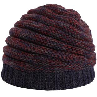 老太太帽子女冬季中老年人单层薄款春秋天老人奶奶中年妈妈毛线帽