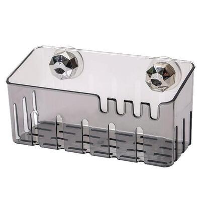 洗碗池吸盘式清洁架收纳筐