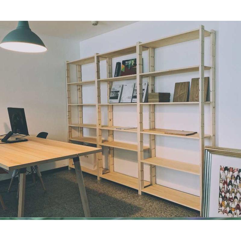 书架可调节实木展示架茶叶陶瓷落地多层架门店货架鞋架置物架网红