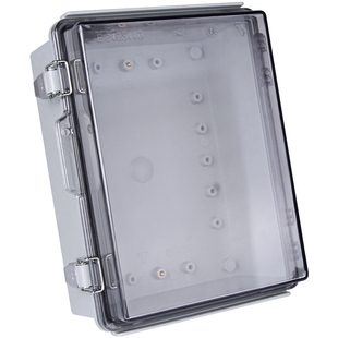 金属搭扣不锈钢卡扣合页翻盖ABS塑料防水接线盒防水箱户外监控壳