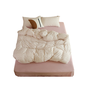 DAISYHOME浪漫蔷薇天竺棉针织棉纯棉法式乡村床上四件套亲肤裸睡