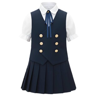 小学生朗诵演出服装儿童大合唱演讲比赛表演班服男女童主持人礼服