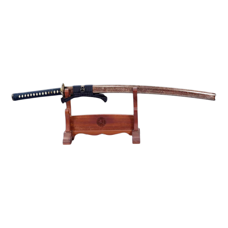武士刃龙泉一体锻打日本动漫打刀收藏摆件鱼皮鞘锻炼冷兵器未开刃