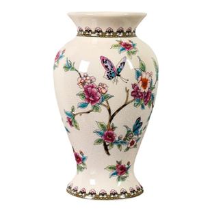 美式陶瓷花瓶复古青花瓷器欧式客厅景德镇轻奢大摆件中式高级插花