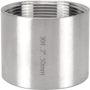 304不锈钢内丝直接内牙通丝接头内螺纹直通4分6分1寸水管全丝管古