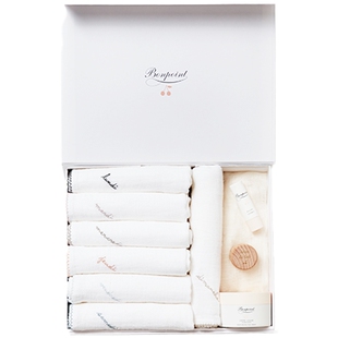 【礼物】Bonpoint小樱桃美好初遇7天口水巾满月礼盒