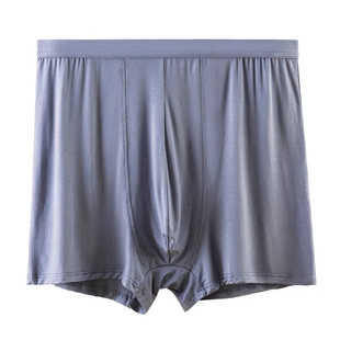 高腰男士平角内裤宽松加肥加大码竹纤维胖子短裤四角裤头抗菌透气