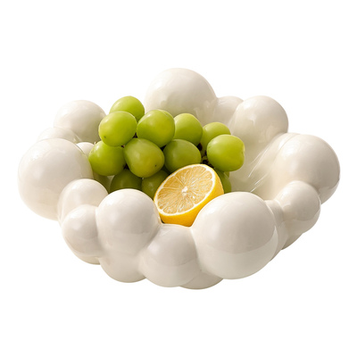 轻奢风高档客厅家用陶瓷水果盘