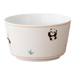 曼叙可爱家用碗草木灰釉情侣碗筷套装景德镇高温瓷碗熊猫陶瓷餐具