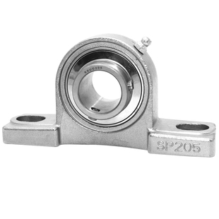 不锈钢外球面轴承带座立式座SUCP203 204 205 206 207 208 SP209