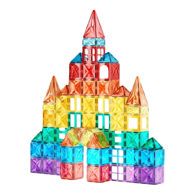 磁力吸片积木儿童益智玩具3到6岁