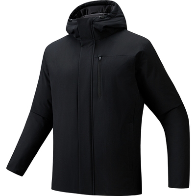 安踏羽绒服男款连帽防泼水夹克