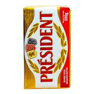 总统黄油块500g动物性淡味黄油家用雪花酥面包饼干煎牛排烘焙原料