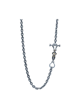 Arthur.K复古银饰链条项链原创