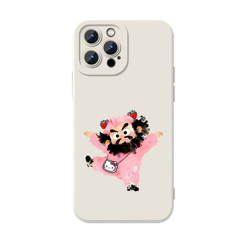 萌萌哒李逵手机壳苹果17华为mate70搞怪iPhone16promax卡通vivo周边pura80猛男粉OPPO适用15小米14可爱13抽象