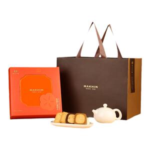 麦轩巧克力咖啡杏仁味坚果牛油曲奇饼干休闲办公室零食下午茶手信