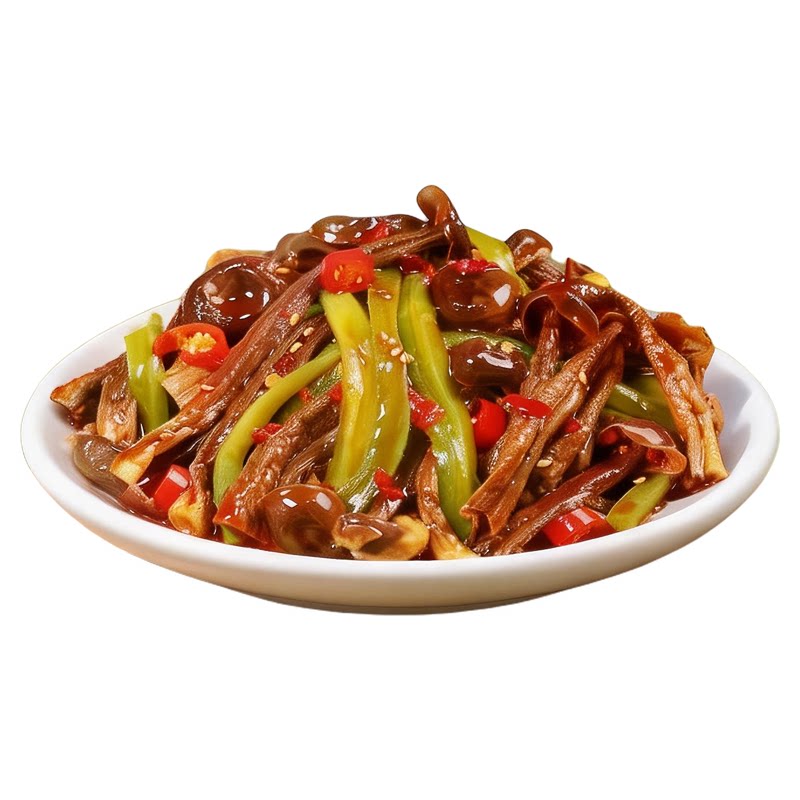 开胃下饭！香辣脆爽！贡菜鹿茸菇